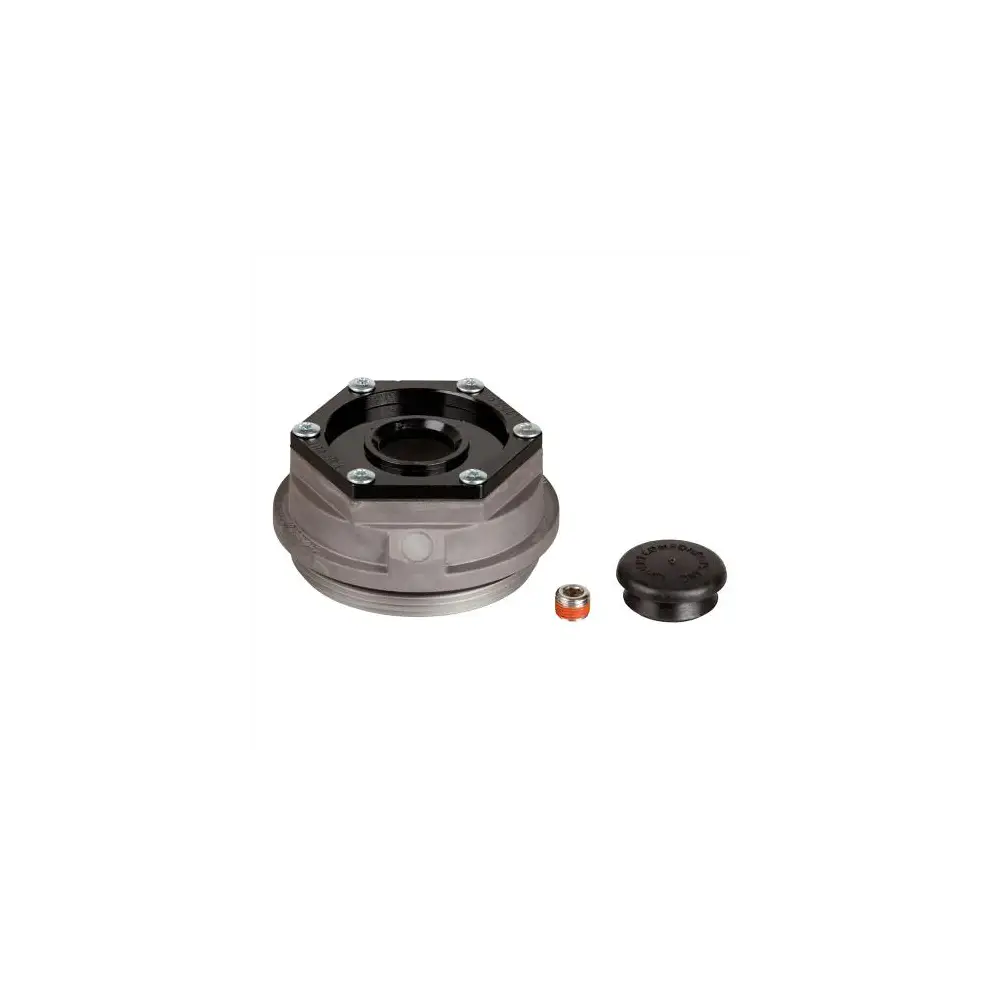 Trailer Axle Oil and Dust Cap with Set Screw - 8,000 lbs. Black - LIP85373929